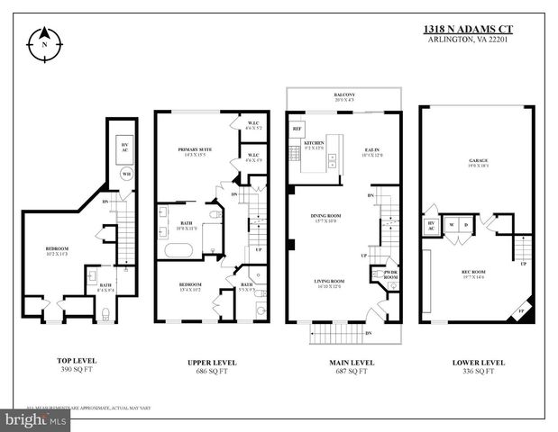 1318 N ADAMS CT, Arlington, VA 22201