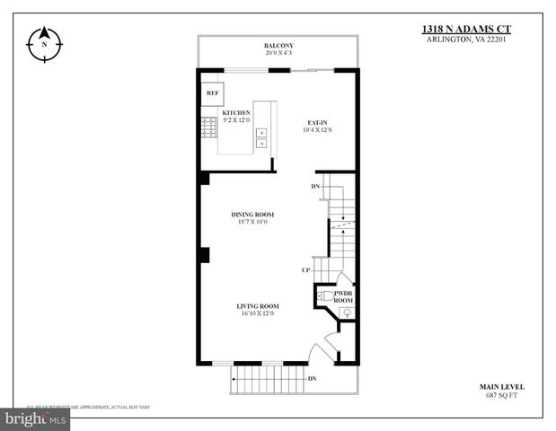1318 N ADAMS CT, Arlington, VA 22201