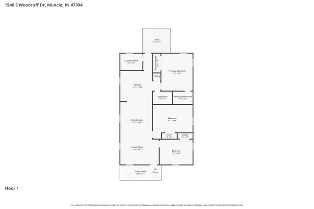 1540 S Woodruff Drive, Muncie, IN 47304