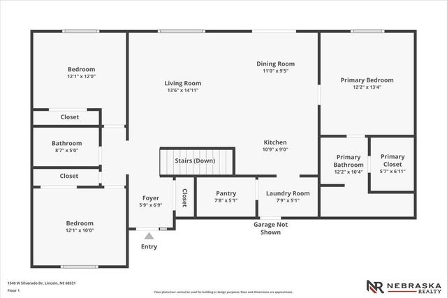 1540 W Silverado Drive, Lincoln, NE 68521