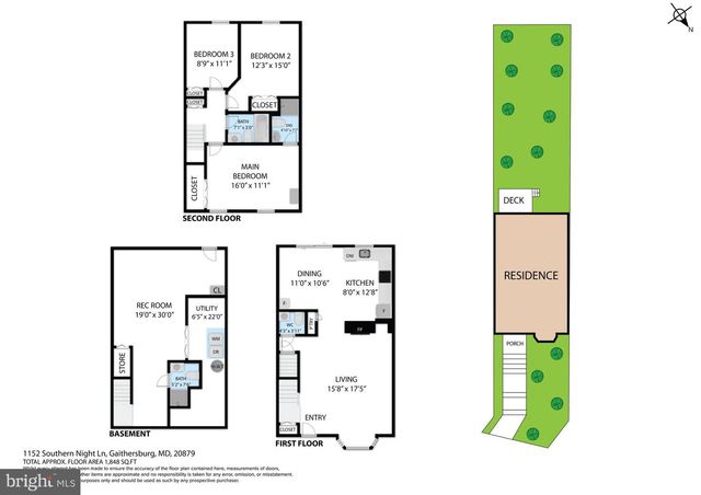 1152 SOUTHERN NIGHT LN, Gaithersburg, MD 20879