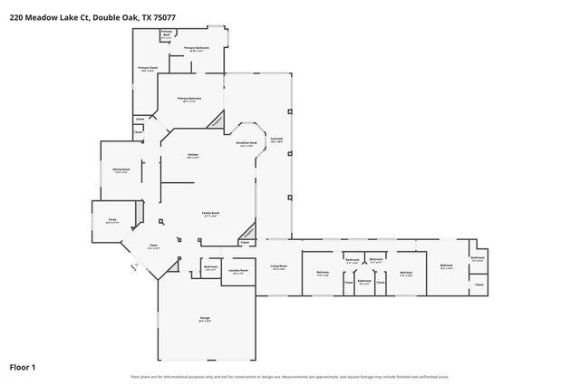 220 Meadow Lake Court, Double Oak, TX 75077