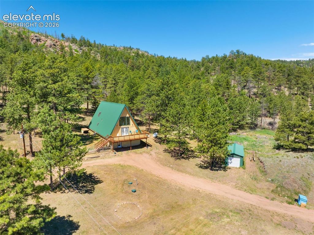 5463 High Park Road, Florissant, CO 80816 — exterior