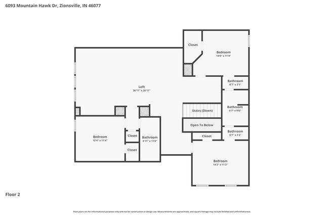 6093 Mountain Hawk Drive, Zionsville, IN 46077