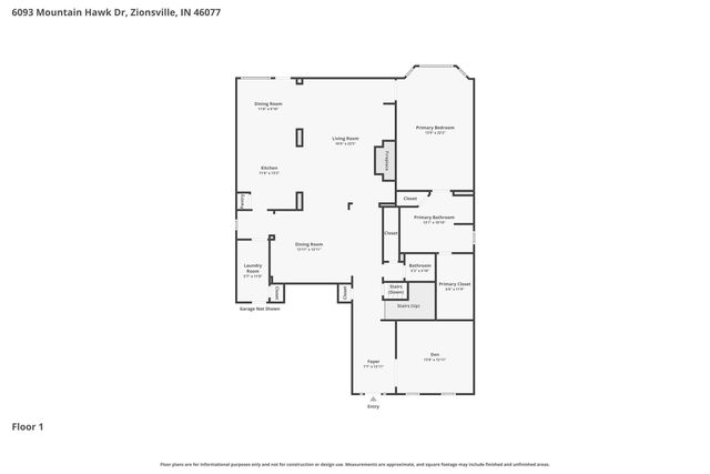 6093 Mountain Hawk Drive, Zionsville, IN 46077