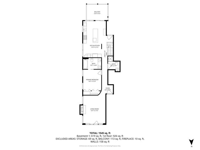 1901 W Armitage Avenue 1E, Chicago, IL 60622