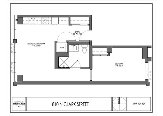 810 N CLARK Street 901, Chicago, IL 60654