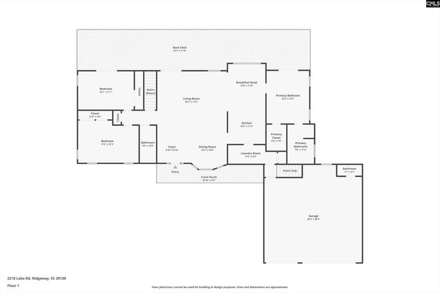 2210 Lake Road, Ridgeway, SC 29130