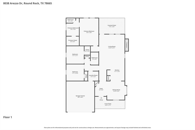 8038 Arezzo DR, Round Rock, TX 78665