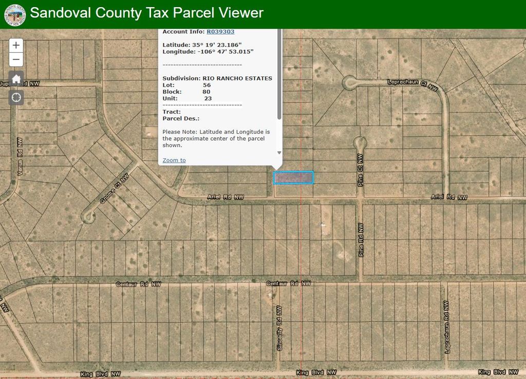 Sprite Court NW, Rio Rancho, NM 87144