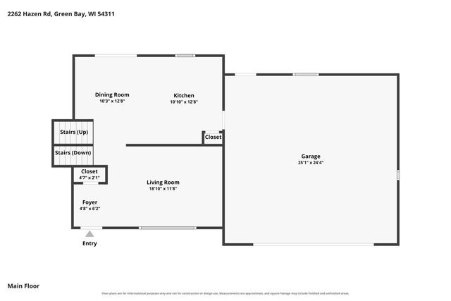 2262 HAZEN ROAD, Green Bay, WI 54311
