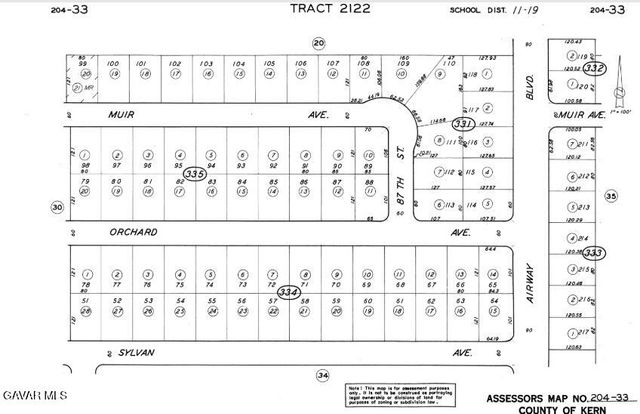 Muir Avenue, California City, CA 93505
