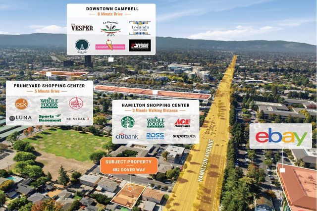 482 Dover Way, Campbell, CA 95008