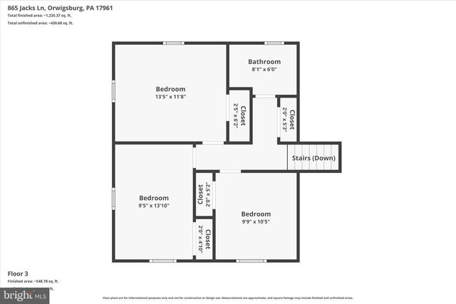865 JACKS LN, Orwigsburg, PA 17961