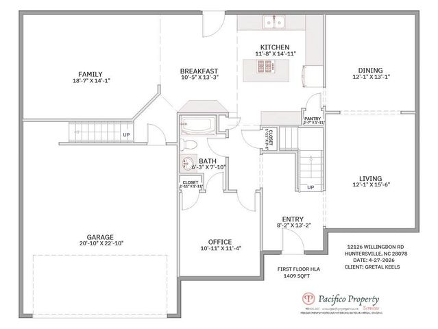 12126 Willingdon Road, Huntersville, NC 28078