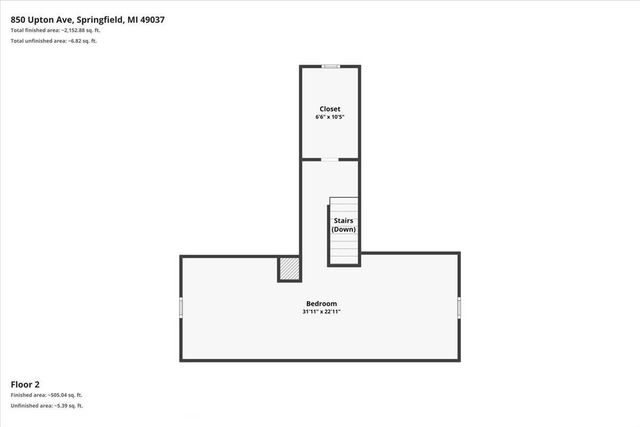 850 Upton Avenue, Springfield City, MI 49037