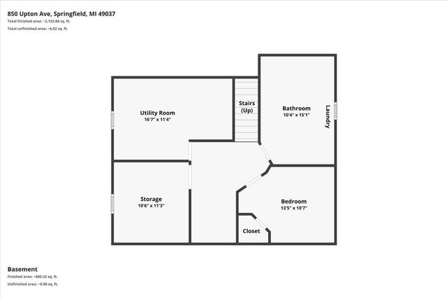 850 Upton Avenue, Springfield City, MI 49037