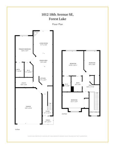 1012 18th Avenue SE, Forest Lake, MN 55025