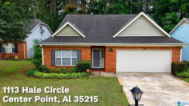 1113 HALE CIRCLE, Center Point, AL 35215
