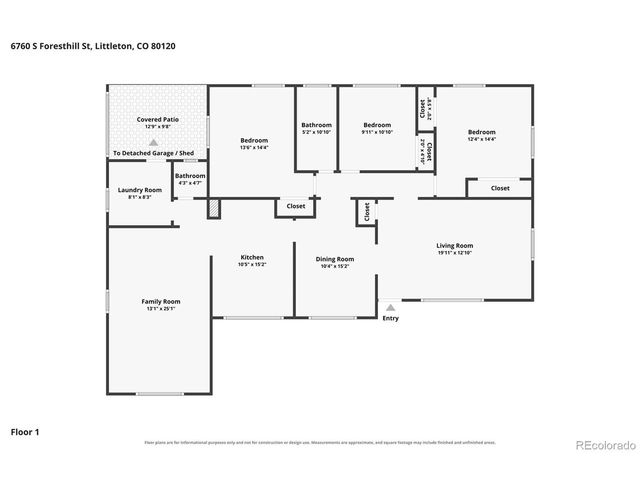 6760 S Foresthill St, Littleton, CO 80120