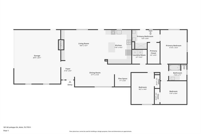 101 W Larkspur Drive, Alvin, TX 77511