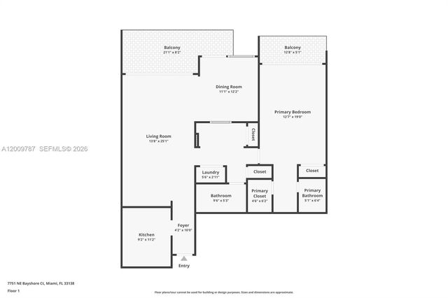 7751 NE Bayshore Ct 7B, Miami, FL 33138
