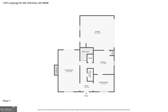 1107 Langrage Drive SW, Marietta, GA 30008