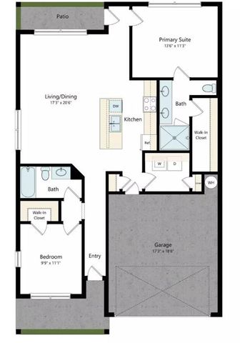 15101 Litsey Creek Drive 15259H, Roanoke, TX 76262