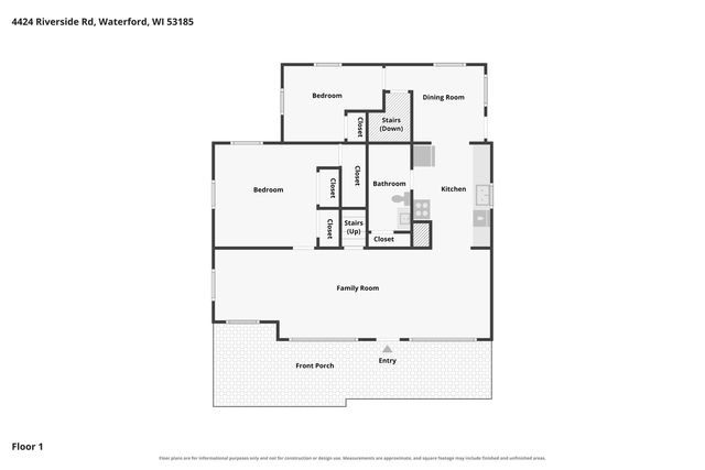 4424 Riverside ROAD, Waterford, WI 53185