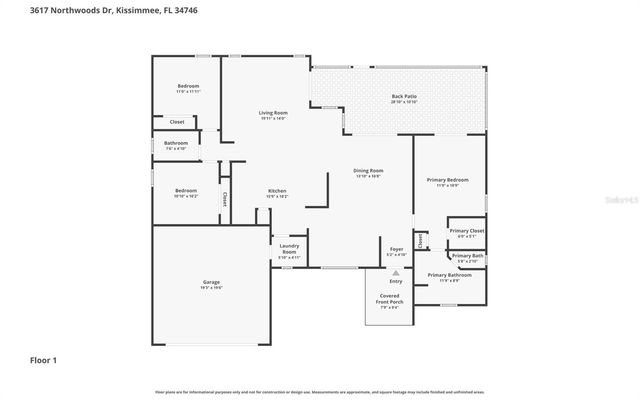 3617 NORTHWOODS DRIVE, Kissimmee, FL 34746