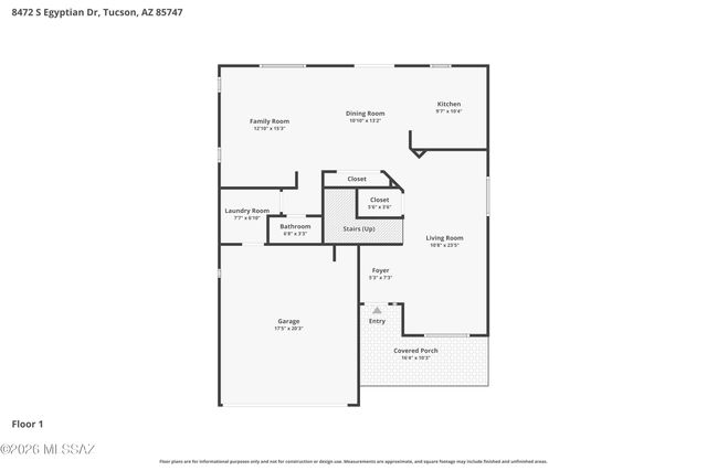 8472 S Egyptian Drive, Tucson, AZ 85747