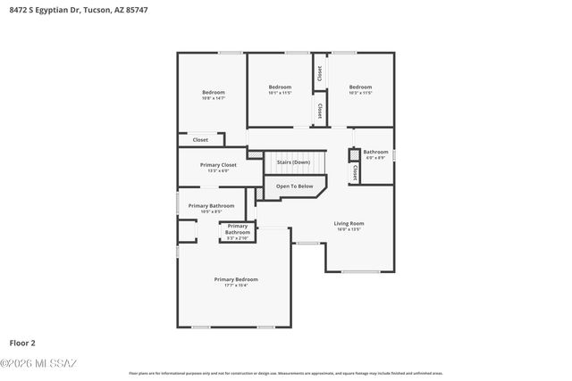 8472 S Egyptian Drive, Tucson, AZ 85747