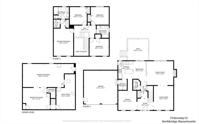 74 Kennedy Cir, Northbridge, MA 01534