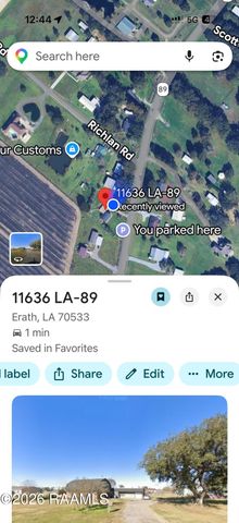 11636 La Highway 89, Erath, LA 70533