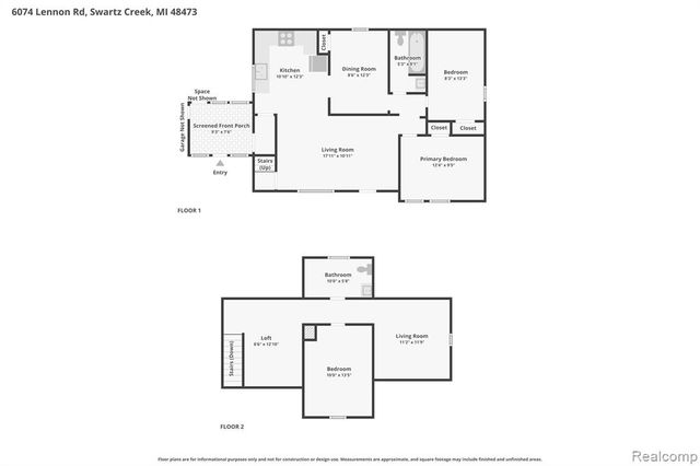 6074 Lennon Road, Swartz Creek, MI 48473