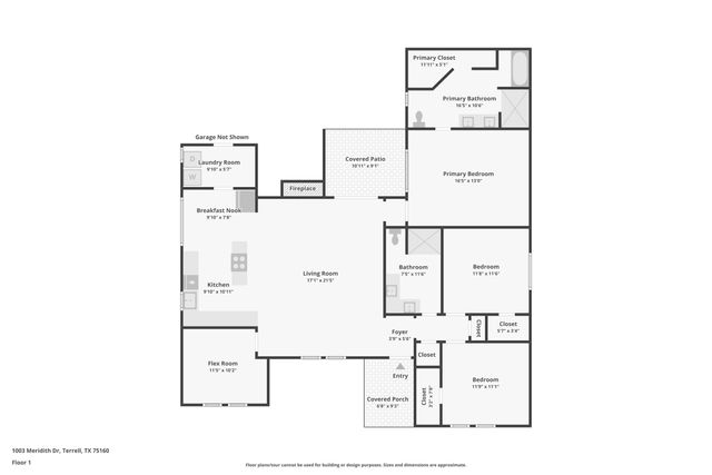1003 Meridith Drive, Terrell, TX 75160