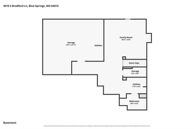3010 S Bradford Lane, Blue Springs, MO 64015