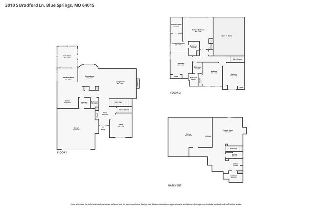 3010 S Bradford Lane, Blue Springs, MO 64015