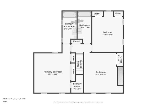 478 Jefferson Ave, Vanport, PA 15009