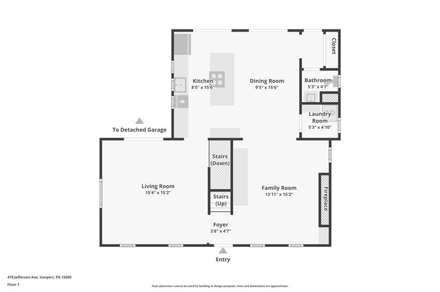 478 Jefferson Ave, Vanport, PA 15009