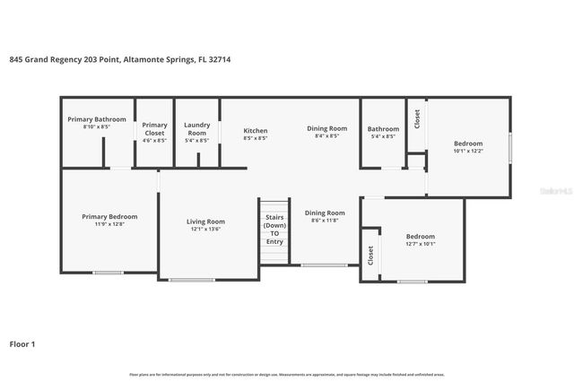 845 GRAND REGENCY POINT 203, Altamonte Springs, FL 32714