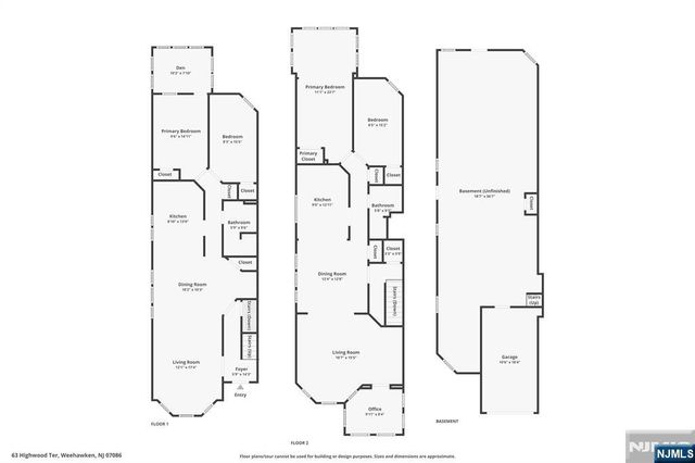 63 Highwood Terrace, Weehawken, NJ 07086