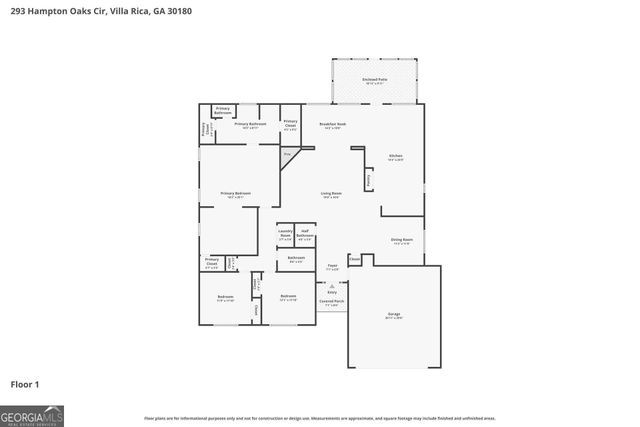 293 Hampton Oaks Circle, Villa Rica, GA 30180