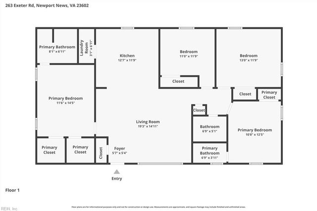 263 Exeter RD, Newport News, VA 23602