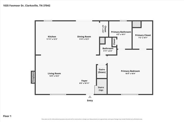 1035 Foxmoor Dr, Clarksville, TN 37042