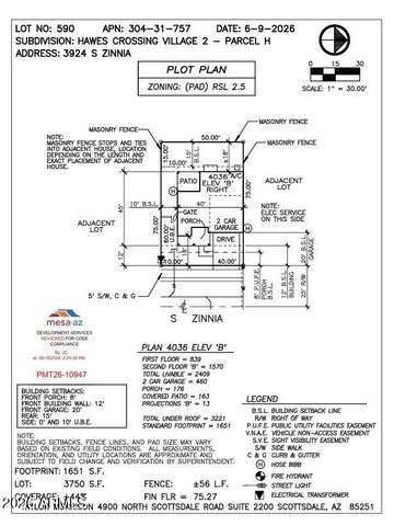 3924 S ZINNIA --, Mesa, AZ 85212