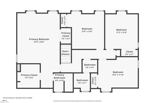 1744 York Shores DR, Gloucester Point, VA 23062