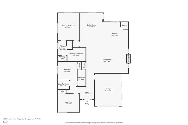 408 Martin Luther King Jr ST, Georgetown, TX 78626