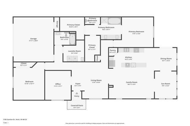 1195 Ganton Drive, Avon, IN 46123