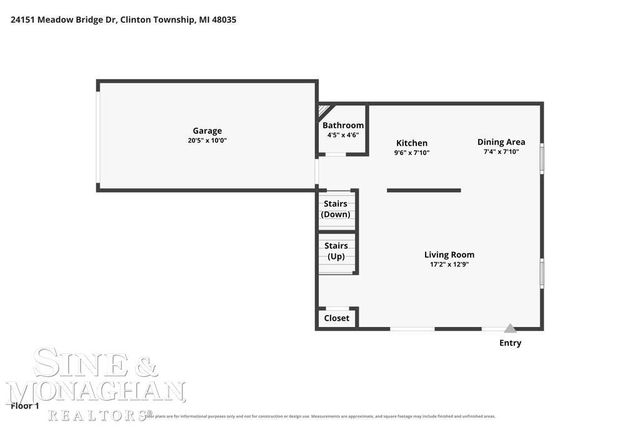 24151 Meadow Bridge Drive, Clinton Twp, MI 48035